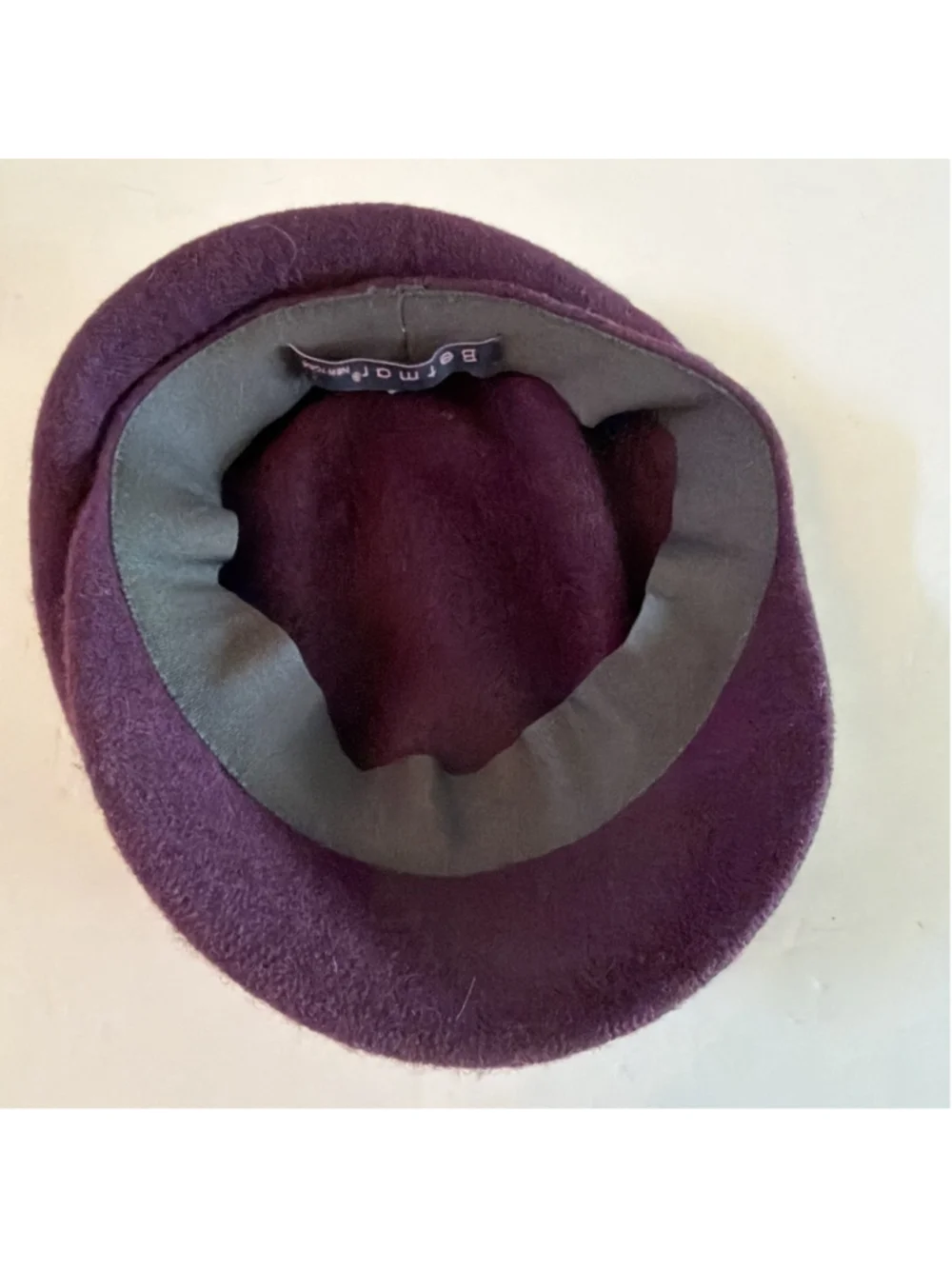 Betmar Hats Rhinestone Baker Boy Cap - Berry